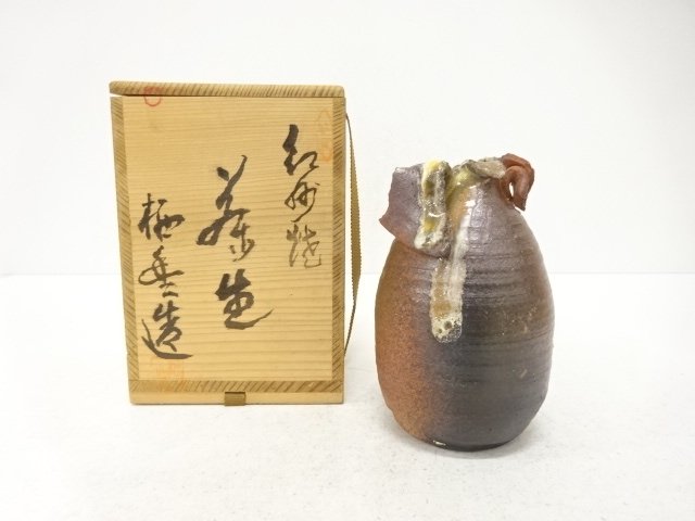 JAPANESE COLLECTIBLE / KISHU-YAKI / CREATED BY KANAGAWA SEIHō / FLOWER